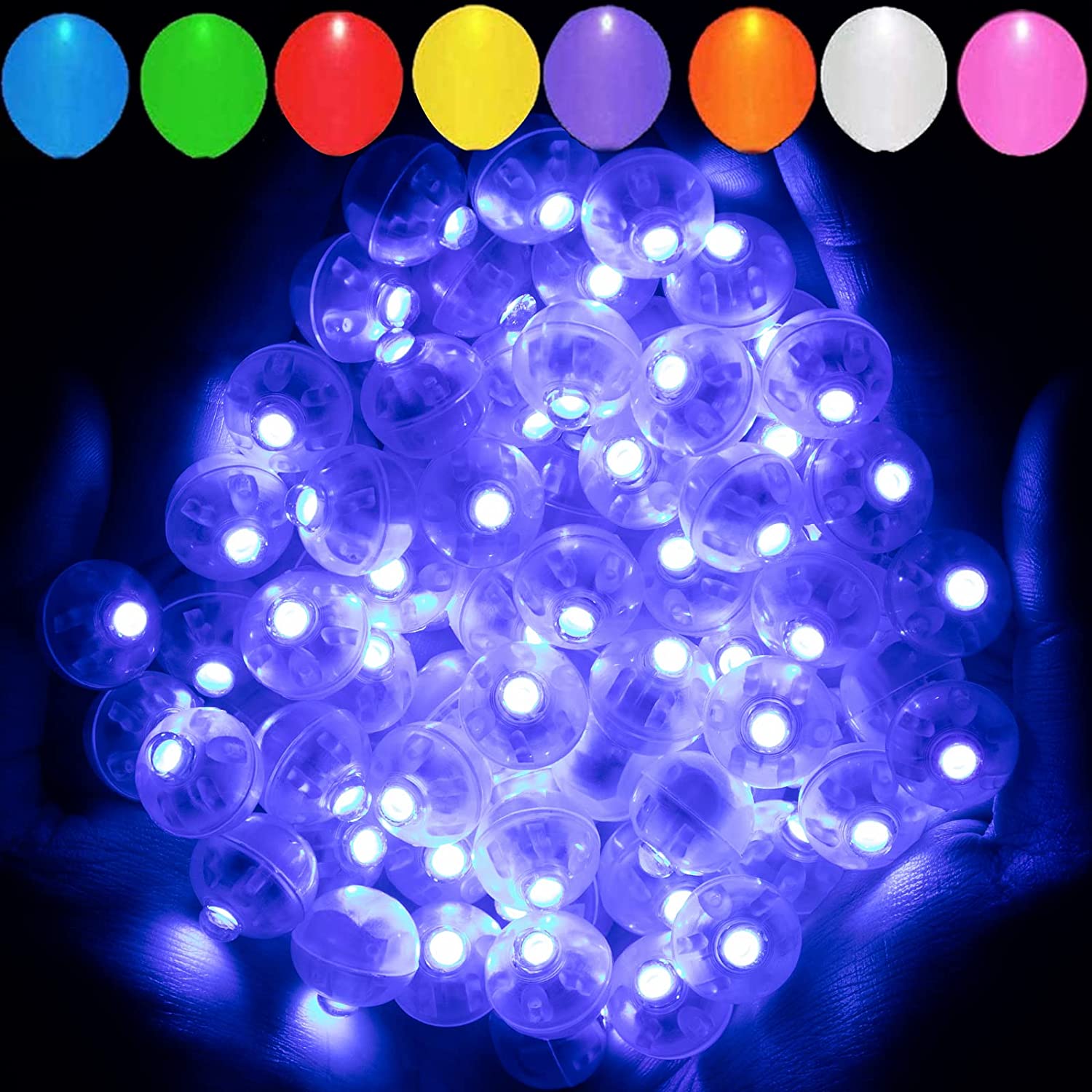 20PCS 9 Balloon Lights LED Flash Lamps Festive Decoration