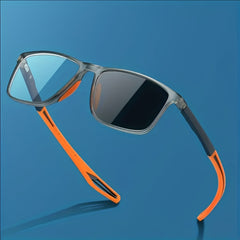 Square Photochromic Sunglasses For Men Ultralight Anti Light