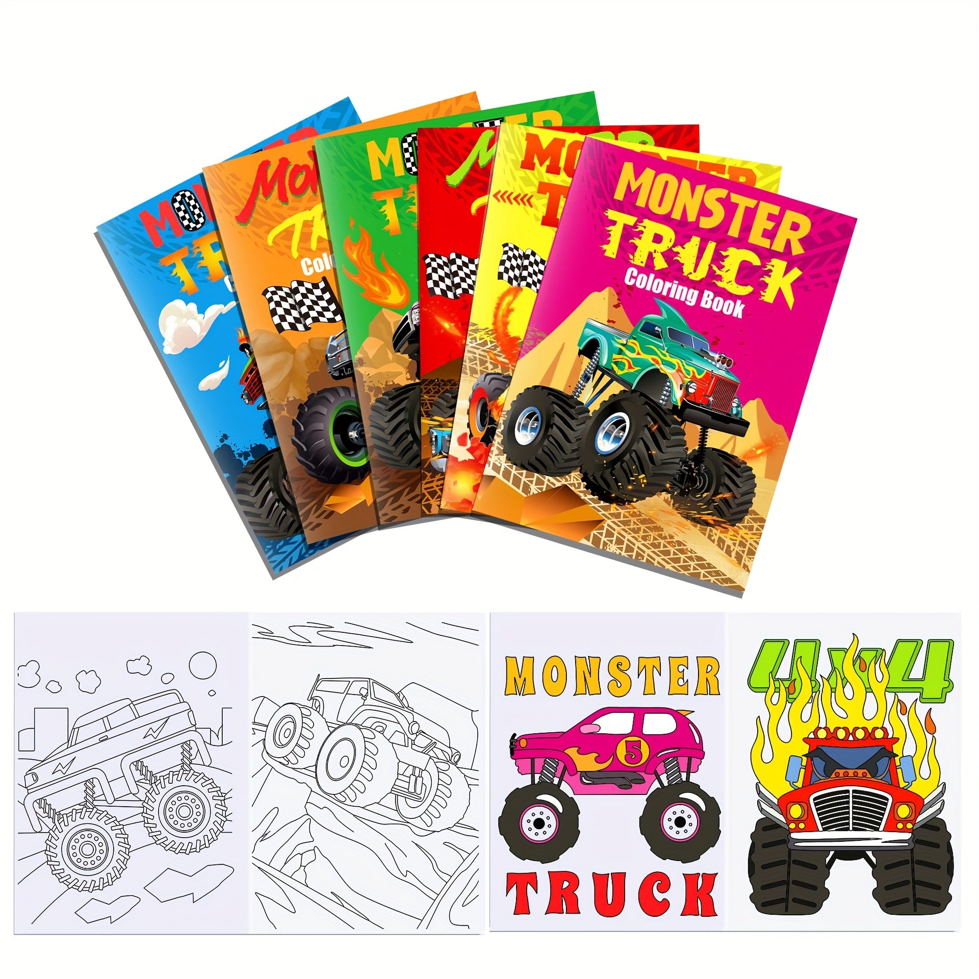 24pcs Mini Car Coloring Books for Painting & Drawing