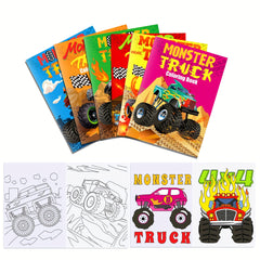 24pcs Mini Car Coloring Books for Painting & Drawing
