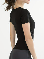 Shaping Slimmer Crew Neck Short Sleeve Top