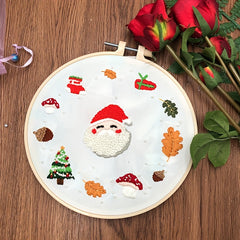 DIY Santa 3D Embroidery Material Bag