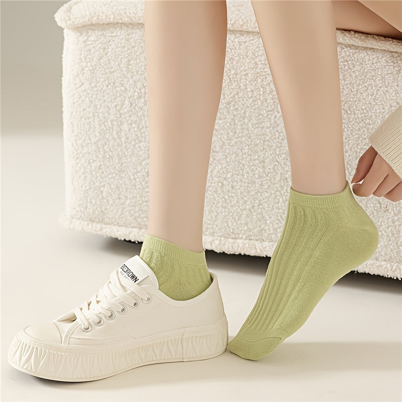 10 Pairs Soft & Lightweight Ankle Socks Women's Stockings