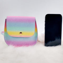 Gradient Glitter Small Crossbody Bag for Girls