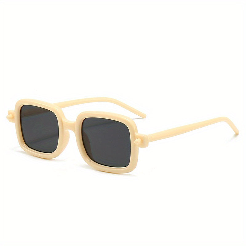 Vintage Square Sunglasses Oversized Retro Rectangle Glasses