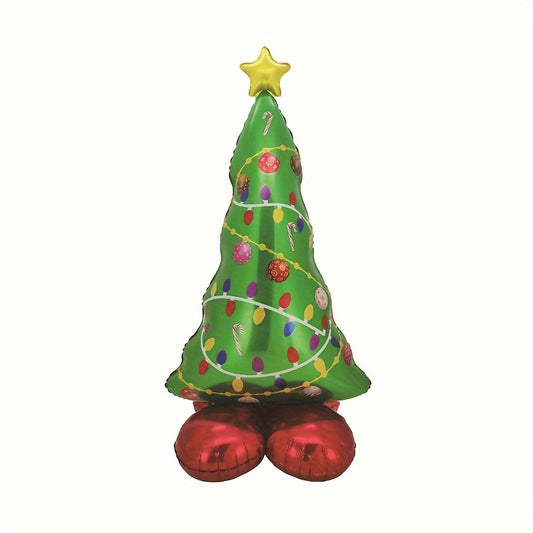 Santa Claus Aluminum Film Balloon for Christmas Decor