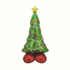 Santa Claus Aluminum Film Balloon for Christmas Decor