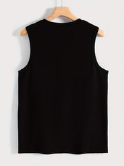 Moon & Sun Print Tank Top Sleeveless Summer Top Women's Clothing