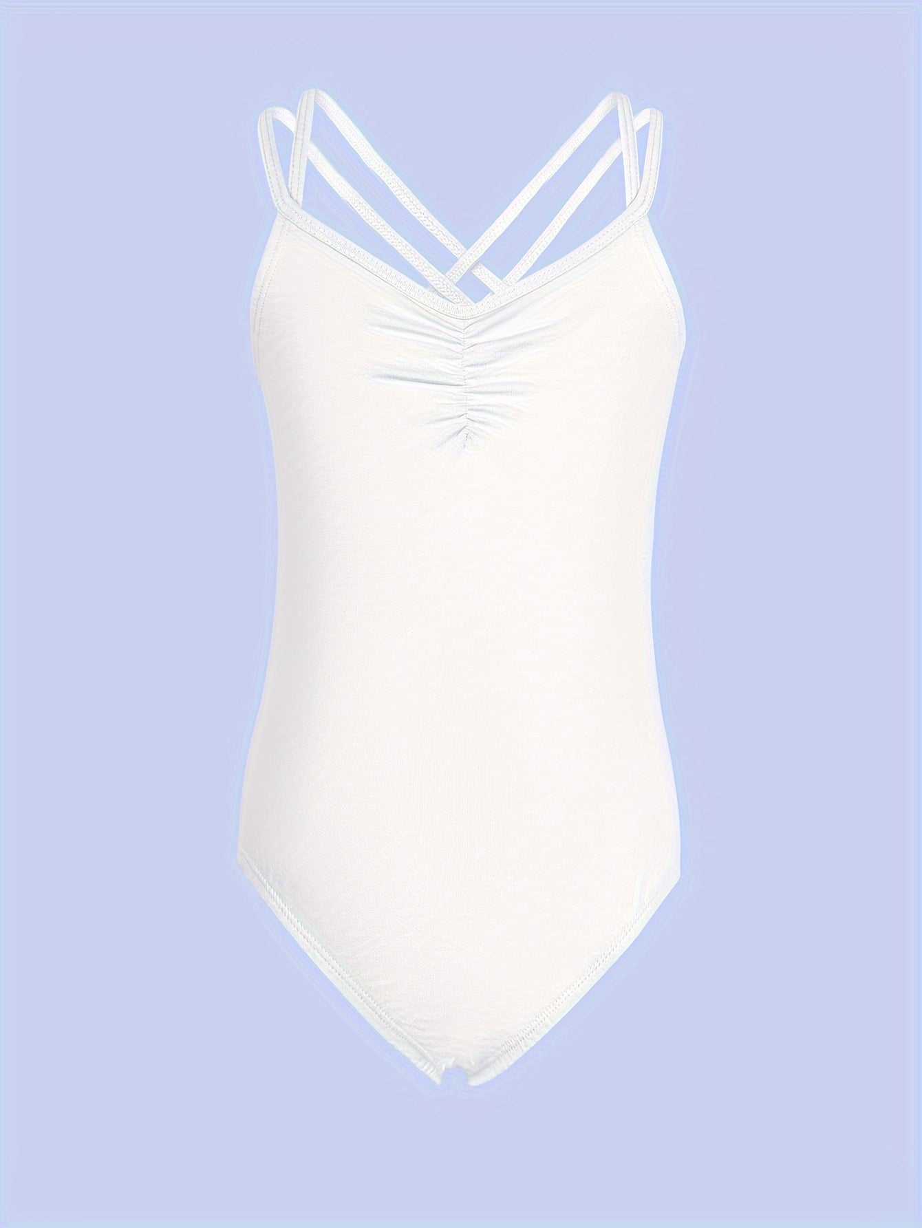 Girls Sweet Sleeveless Dance Suit For Ballet Gymnastics Practice