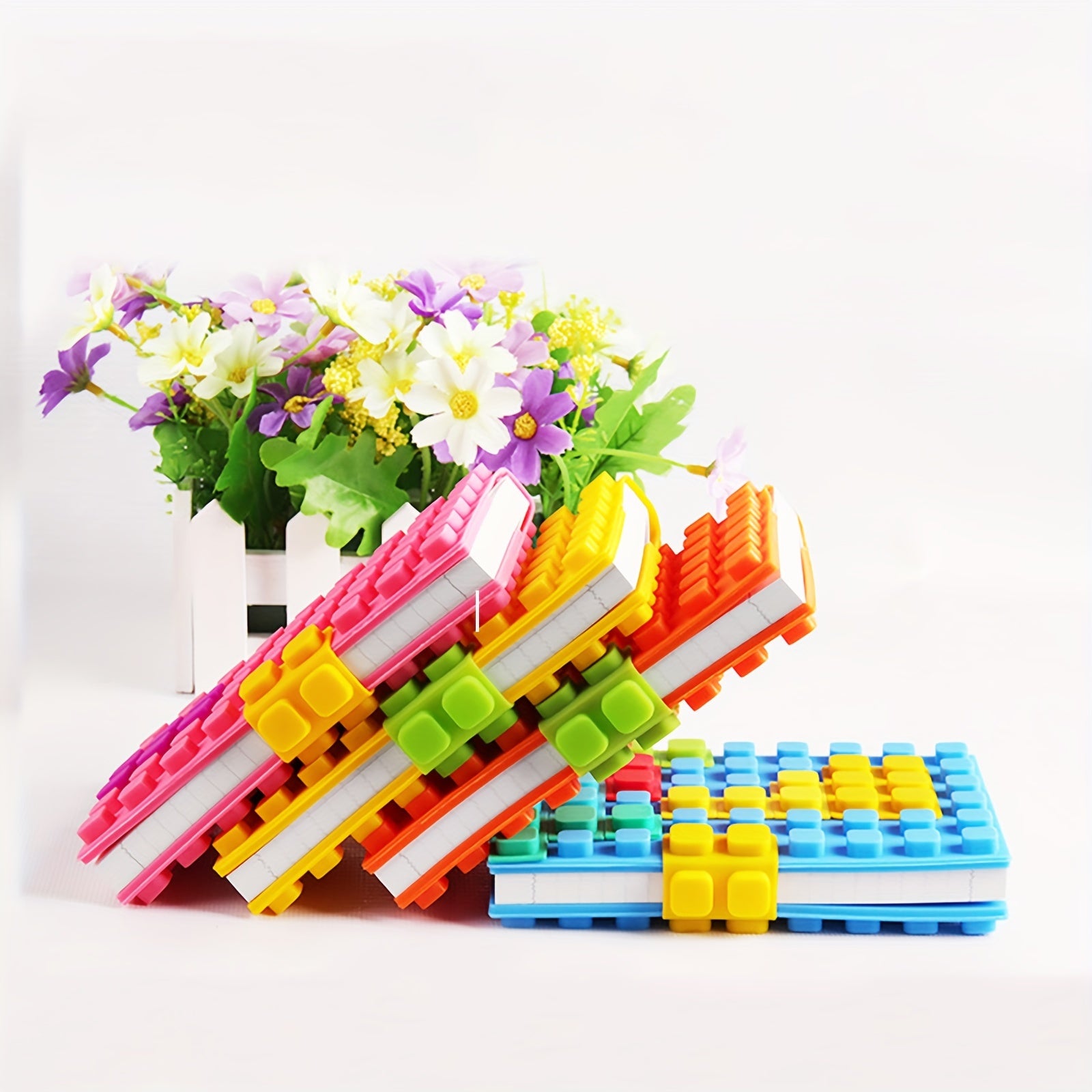 100 Pages Silicone Building Block Notebook Gift
