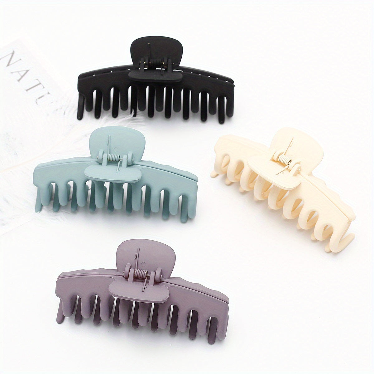 Matte Hair Claw Clip Large Hair Clip For Thick Long Curly Hair Women Girls