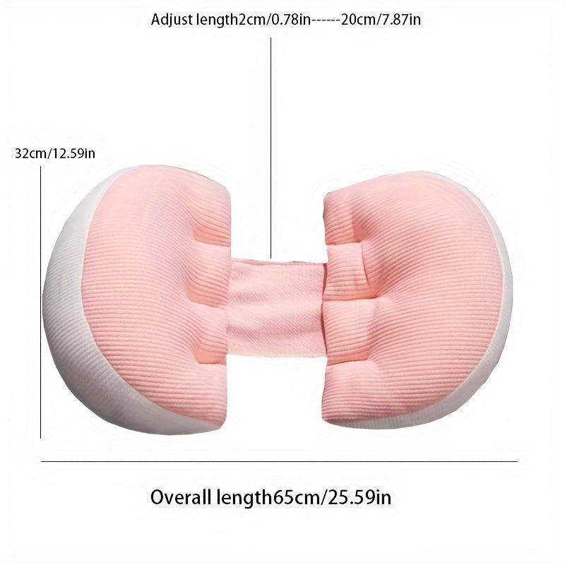 Adjustable H-Shaped Maternity Support Cushion for Expectant Mothers