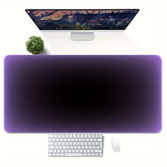 Purple Mouse Pad Computer HD Keyboard Pad Mouse Pad Desk Pad Natural Rubber