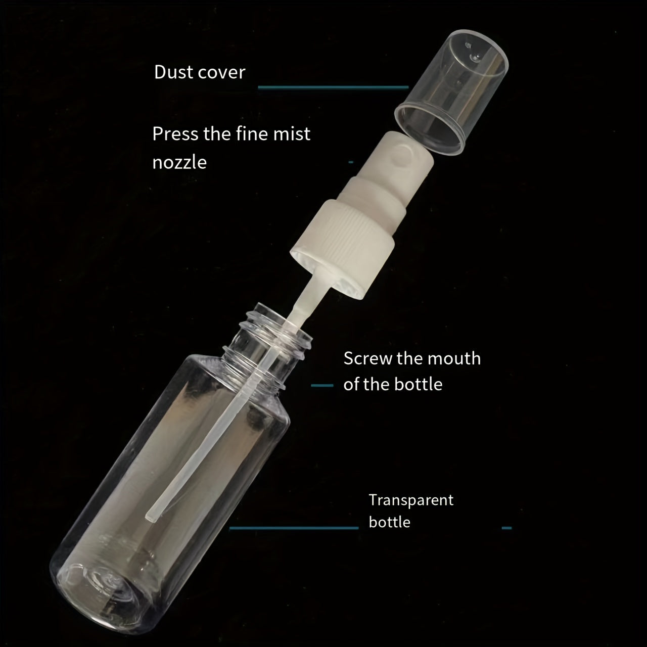 10ml 50ml 100ml Spray Bottle Cosmetic Perfume Sub bottle