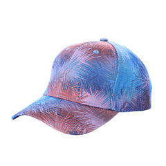 Leaf Tie Dye Baseball Cap Colorful Y2K Sunscreen Sports Hat
