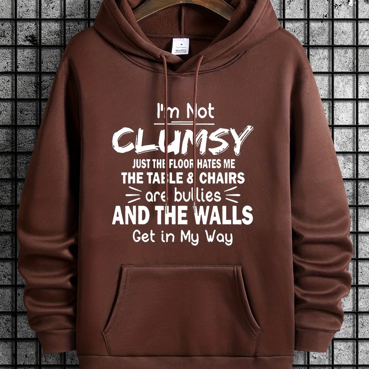 Old Enough To Know Better Print Men's Hooded Sweatshirt