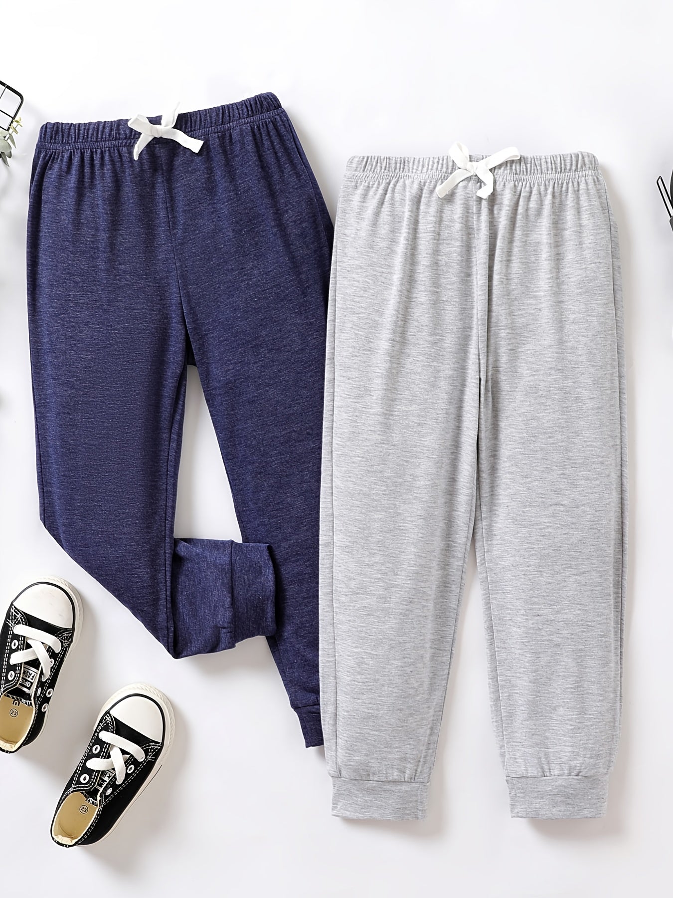 Boys Casual Drawstring Long Pants for Spring/Autumn