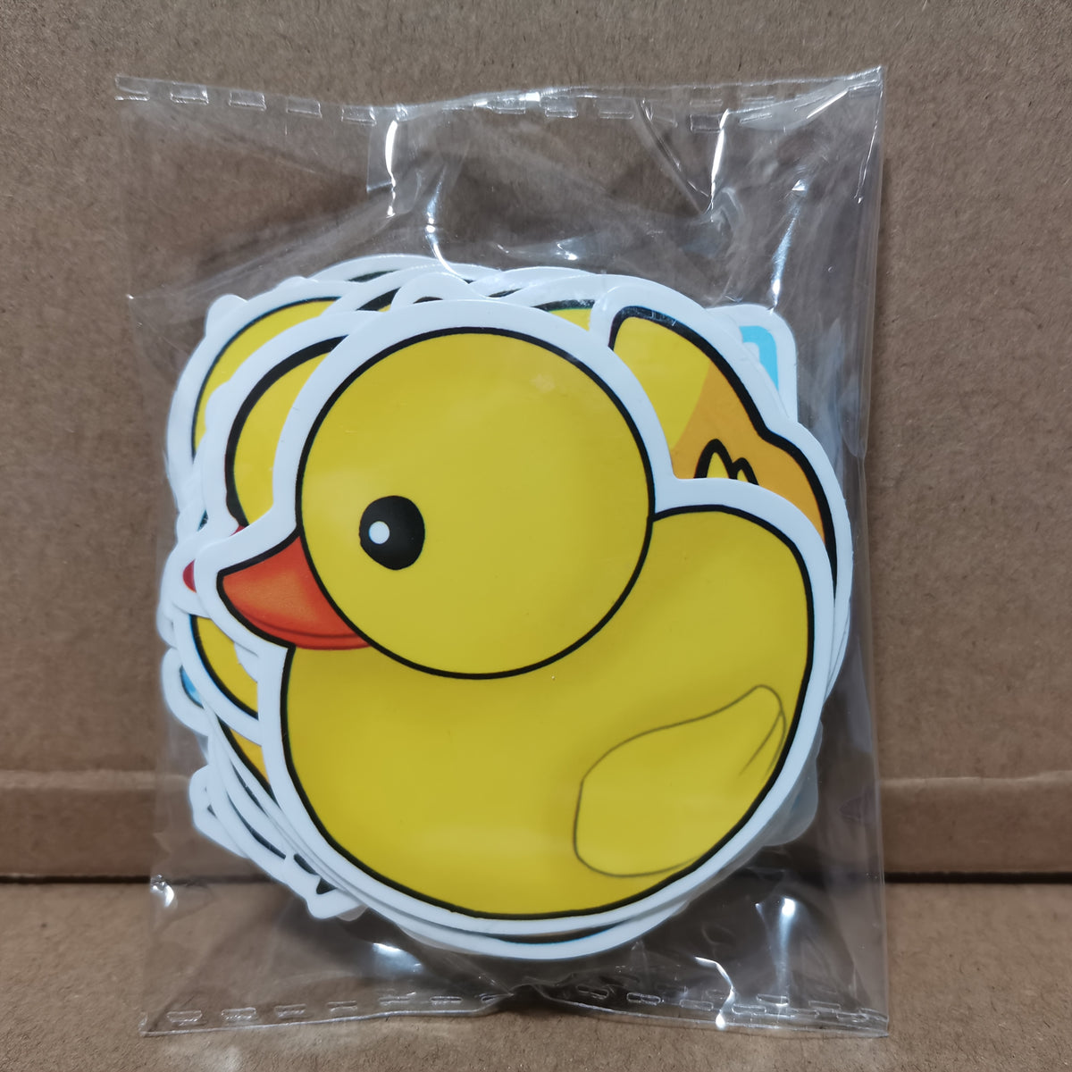 50pcs Little Yellow Duck Stickers for Laptop Water Bottle Scrapbooks