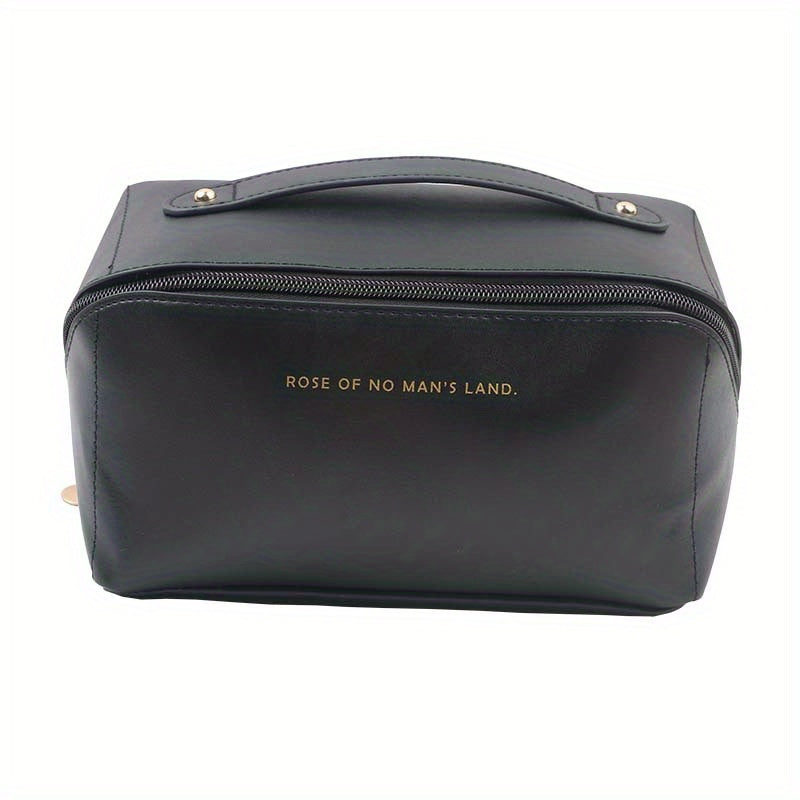 Large Capacity Cosmetic Bag Zipper Portable Makeup Organizer