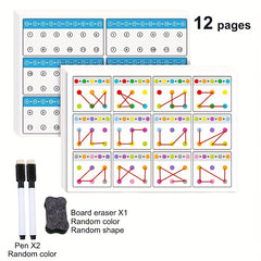Reusable Erasable Pen Training Card for Seniors