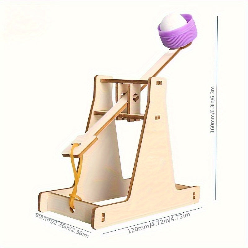 Trebuchet Technology DIY Wooden Craft Science Project Slingshot