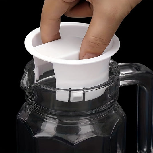 2pcs Spill Resistant Dust Proof Bottle Stoppers Covers Lids Glass Water Carafe