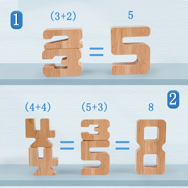 Wooden Building Blocks Toy for Math Education
