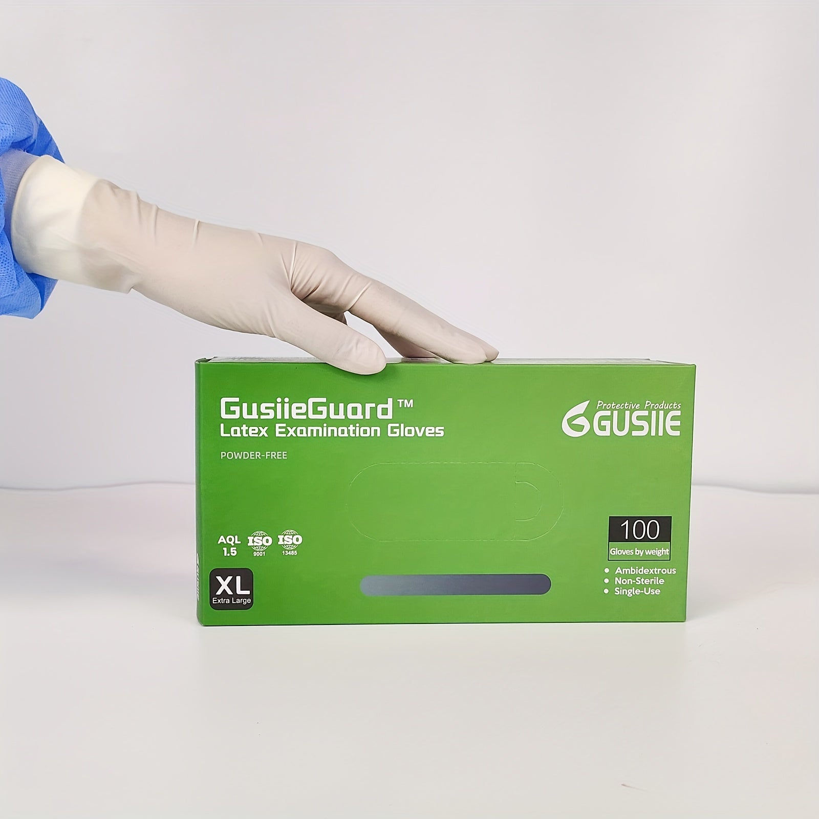 5mil 100pcs Disposable Latex Gloves Powder