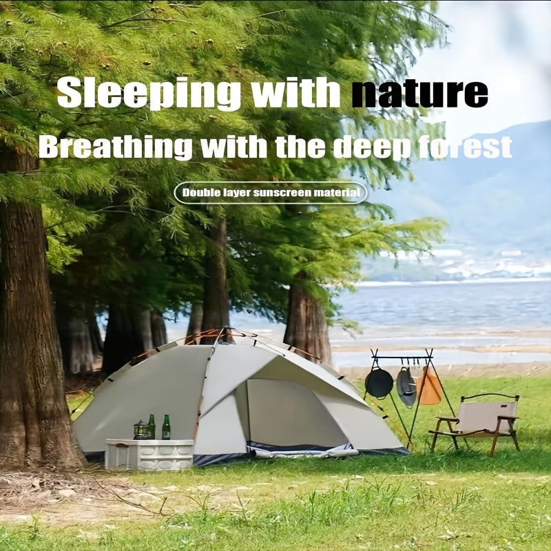 Windproof Sunscreen Waterproof Tent for Outdoor Camping