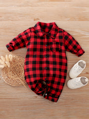 Plaid Jumpsuit Onesie Baby Clothes