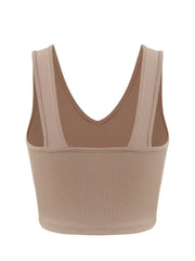 Backless Tank Top V Neck Sleeveless for Spring & Summer