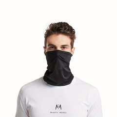 Elastic Breathable Neck Gaiter Tube Men Scarf Half Face Cover Bandana Headwear