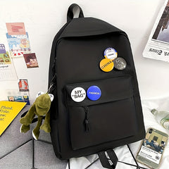 Campus Style High School Girls Backpack Travel Bag - Women and Men Schoolbag