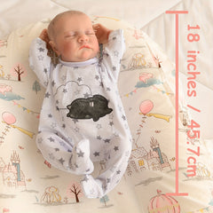Realistic Reborn Baby Dolls 18cm Soft Vinyl Toy for Kids