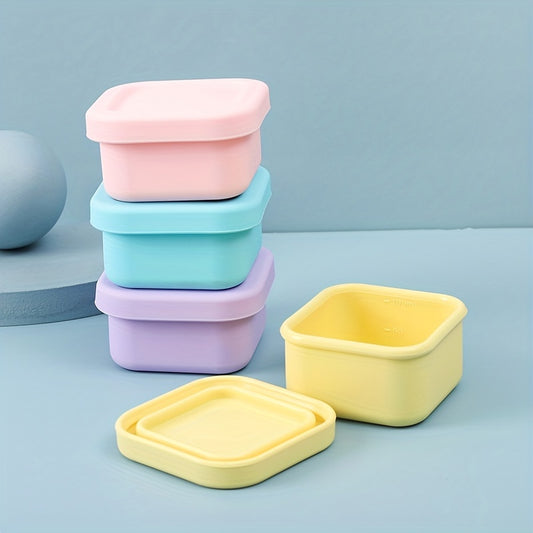 1pc Sealed Silicone Lunch Box for Office Workers, Microwaveable Bento Box