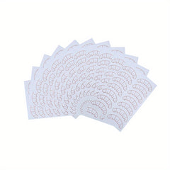 140pcs Eyelash Mapping Stickers 3D Eye Pads Patch Self Adhesive Practice Lashes