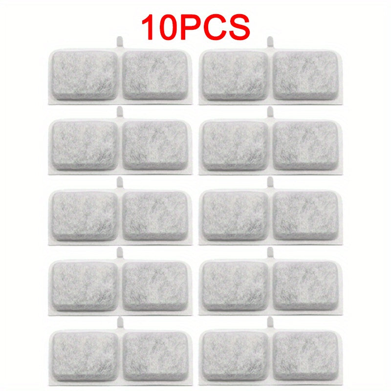 10 Pcs Cat Water Dispenser Replacement Carbon Filters
