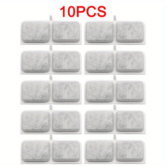10 Pcs Cat Water Dispenser Replacement Carbon Filters