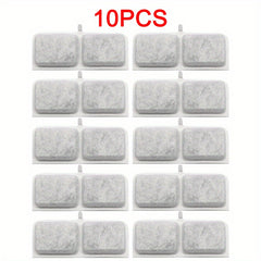 10 Pcs Cat Water Dispenser Replacement Carbon Filters