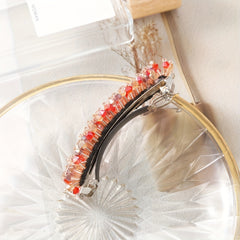 Crystal Beaded Barrette Hair Clip for Women Girls Hair Accessories