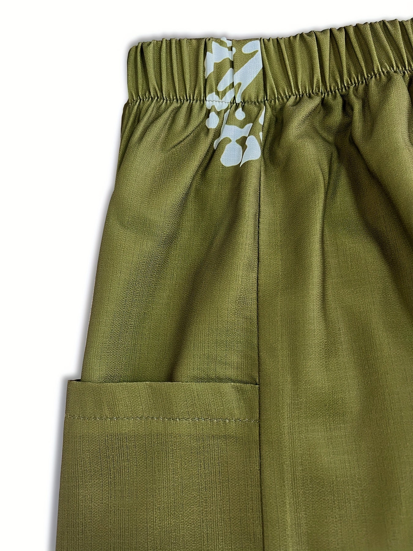 Women's Plus Dandelion Print Wide Leg Pants With Pockets