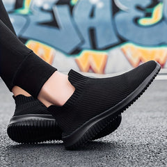 Women's Breathable Mesh Slip-on Sneakers Lightweight Casual Shoes