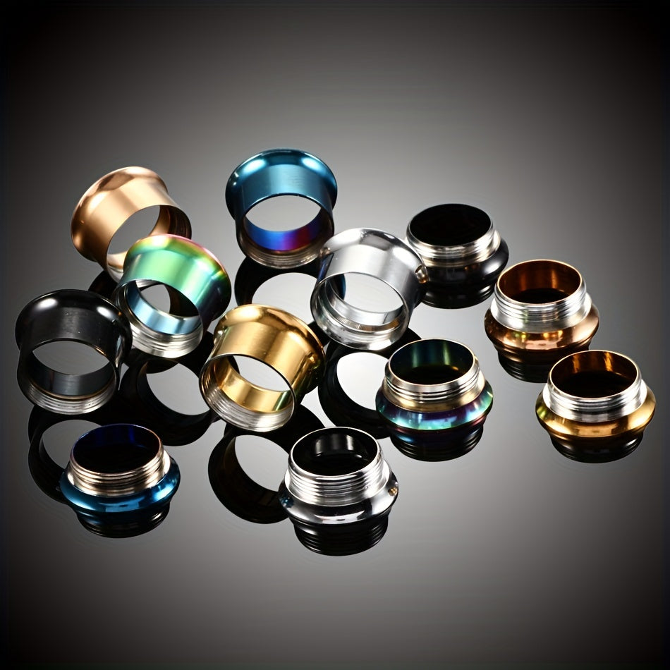 Men's Double Flared Ear Gauges Earrings