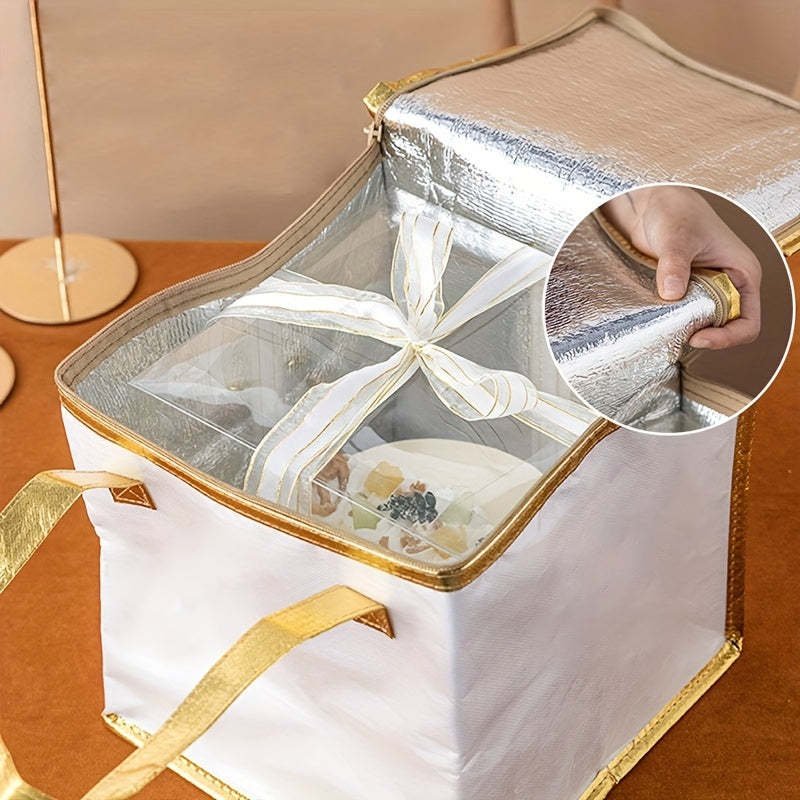 Large Capacity Cake & Seafood Insulation Bag - Portable & Durable