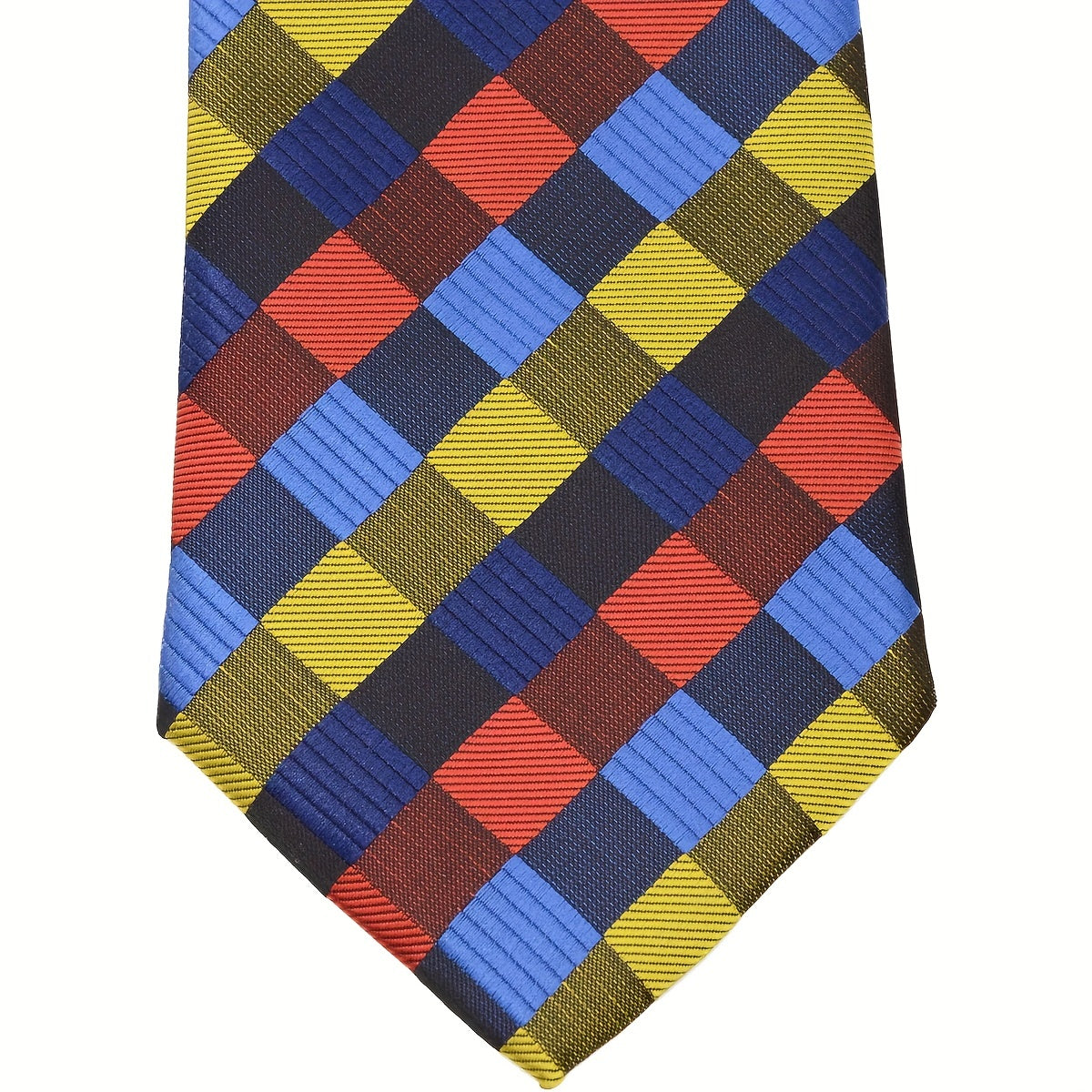 Men's Classic Grid Jacquard Tie