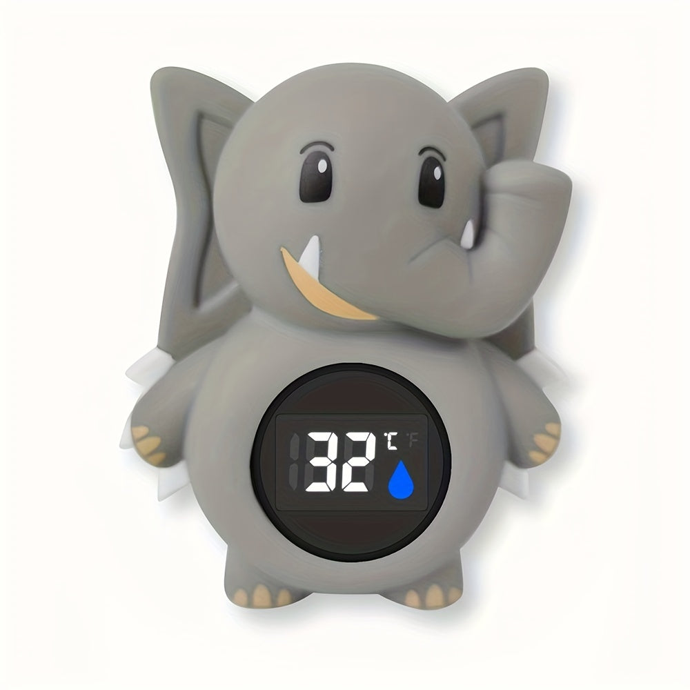 Elephant Water Thermometer Room Thermometer with Display Screen