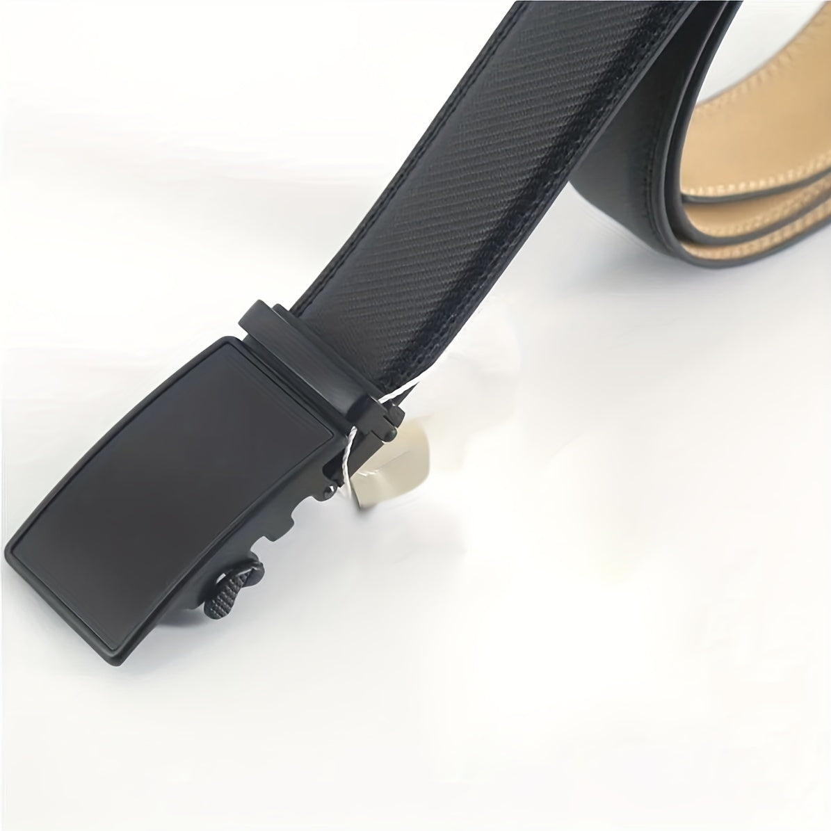 Casual Business Boys' Trousers Belt Men's Belt Automatic Buckle 3 Wide