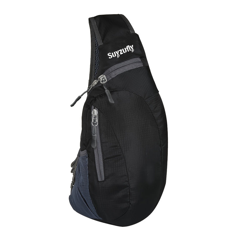 Sling Bag Crossbody Backpack Chest Daypack Small Foldable Rope Triangle Bags