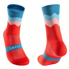 Compression Crew Socks Non Slip Moisture Wicking Nylon Blend Sports Socks