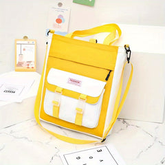 Canvas School Bag for Primary Students